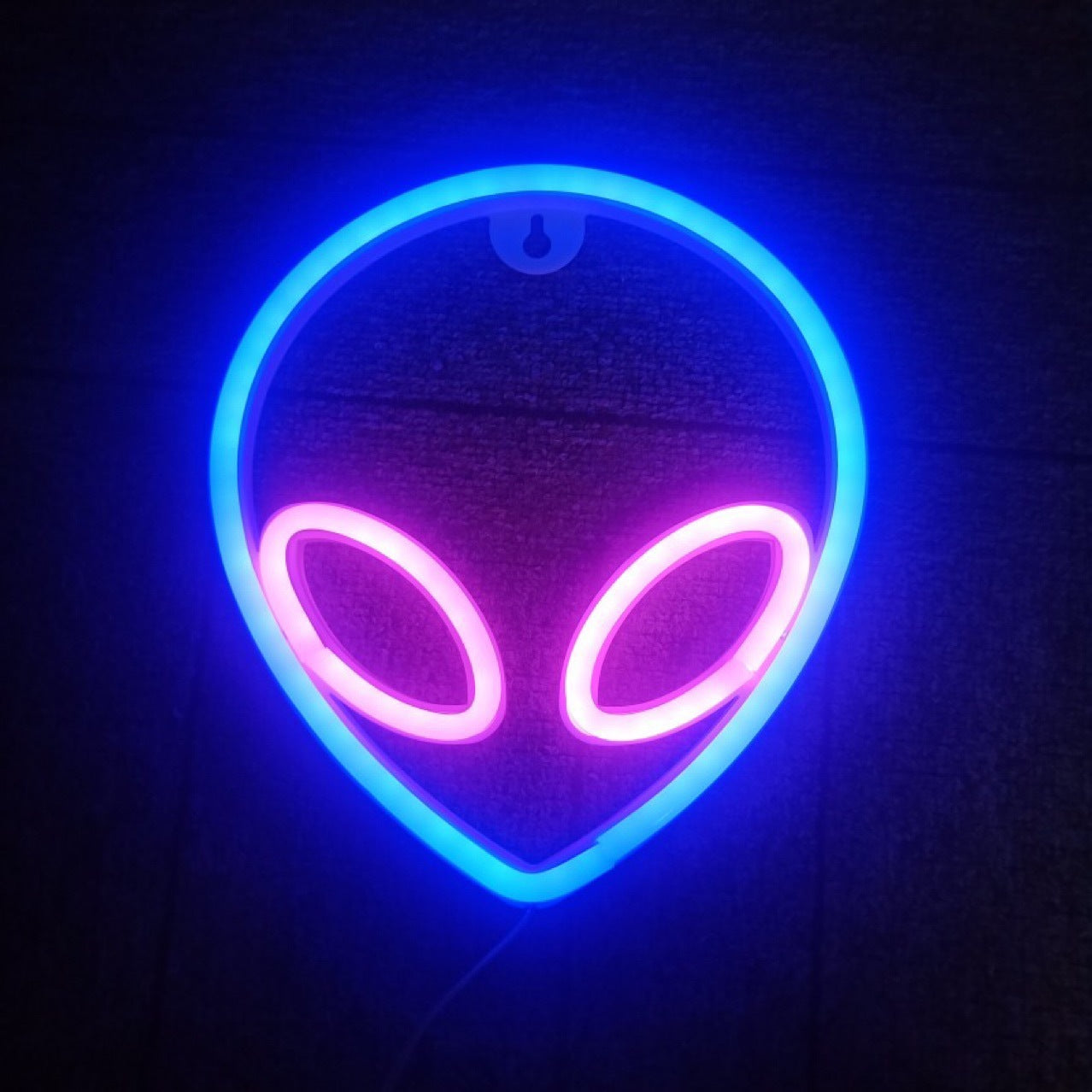 LED Wall Hanging Neon Modeling Lights Retro Alien