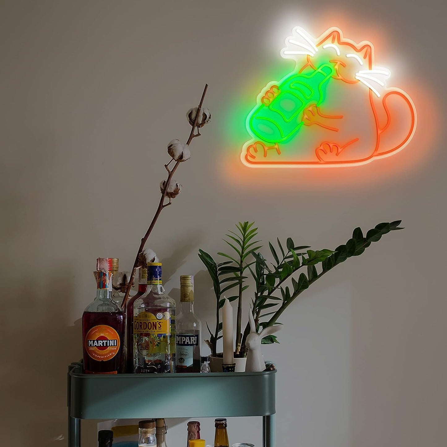 Led Decorative Neon Light Bedroom Atmosphere Cat
