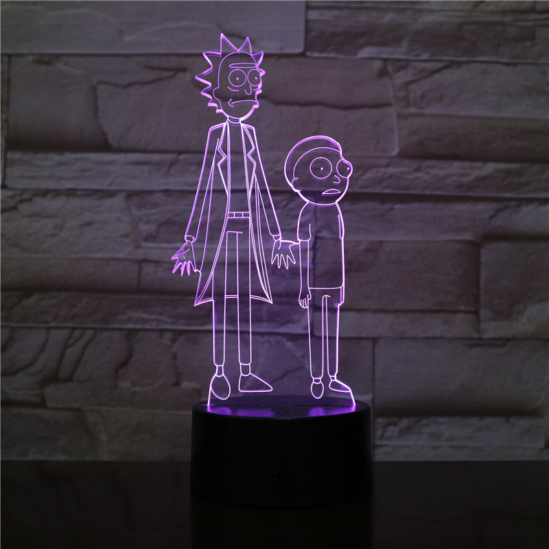 Colorful Touch Remote Control LED Visual Light