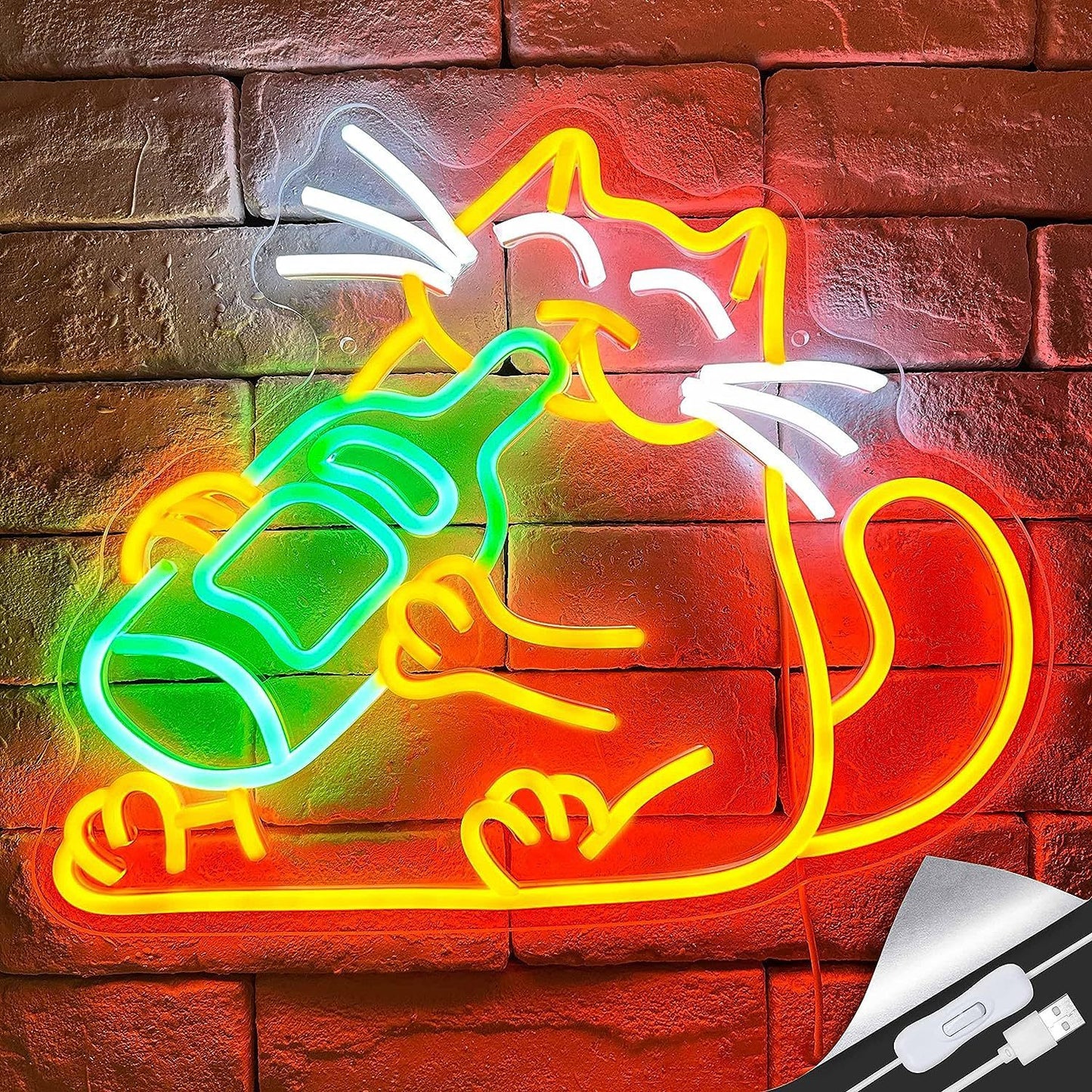Led Decorative Neon Light Bedroom Atmosphere Cat