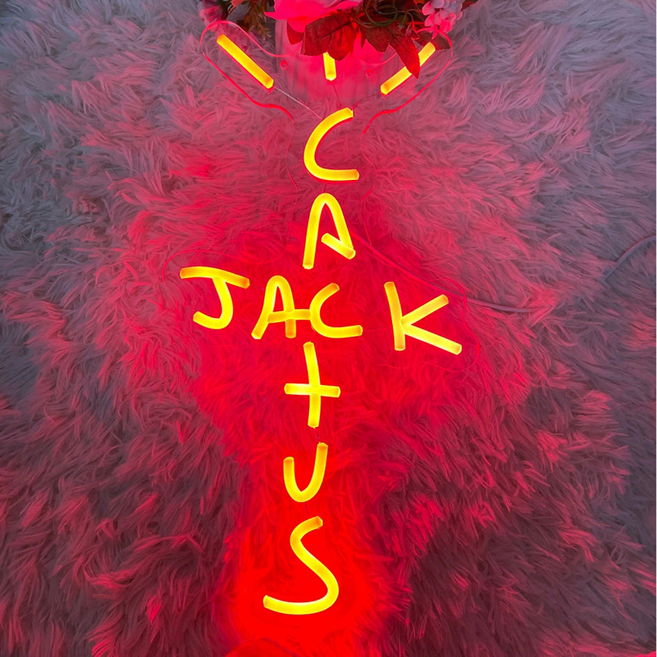 LED Luminous Characters Neon Light Board Atmosphere Advertising "Cactus Jack"
