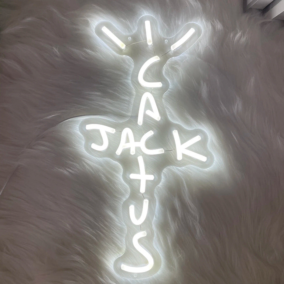 LED Luminous Characters Neon Light Board Atmosphere Advertising "Cactus Jack"