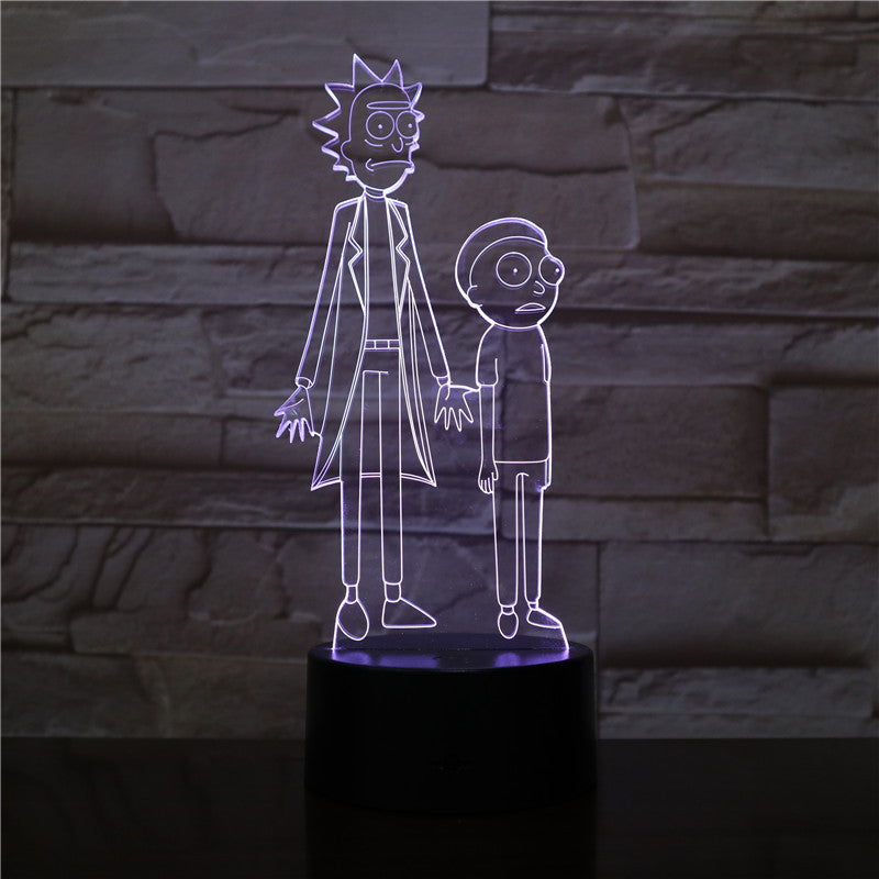 Colorful Touch Remote Control LED Visual Light