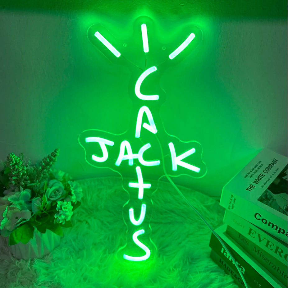 LED Luminous Characters Neon Light Board Atmosphere Advertising "Cactus Jack"